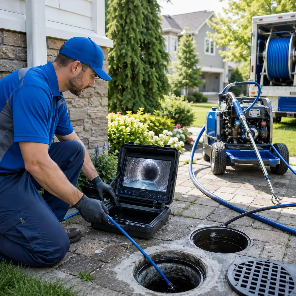 Outdoor drain cleaning professionals serving Bunn, NC